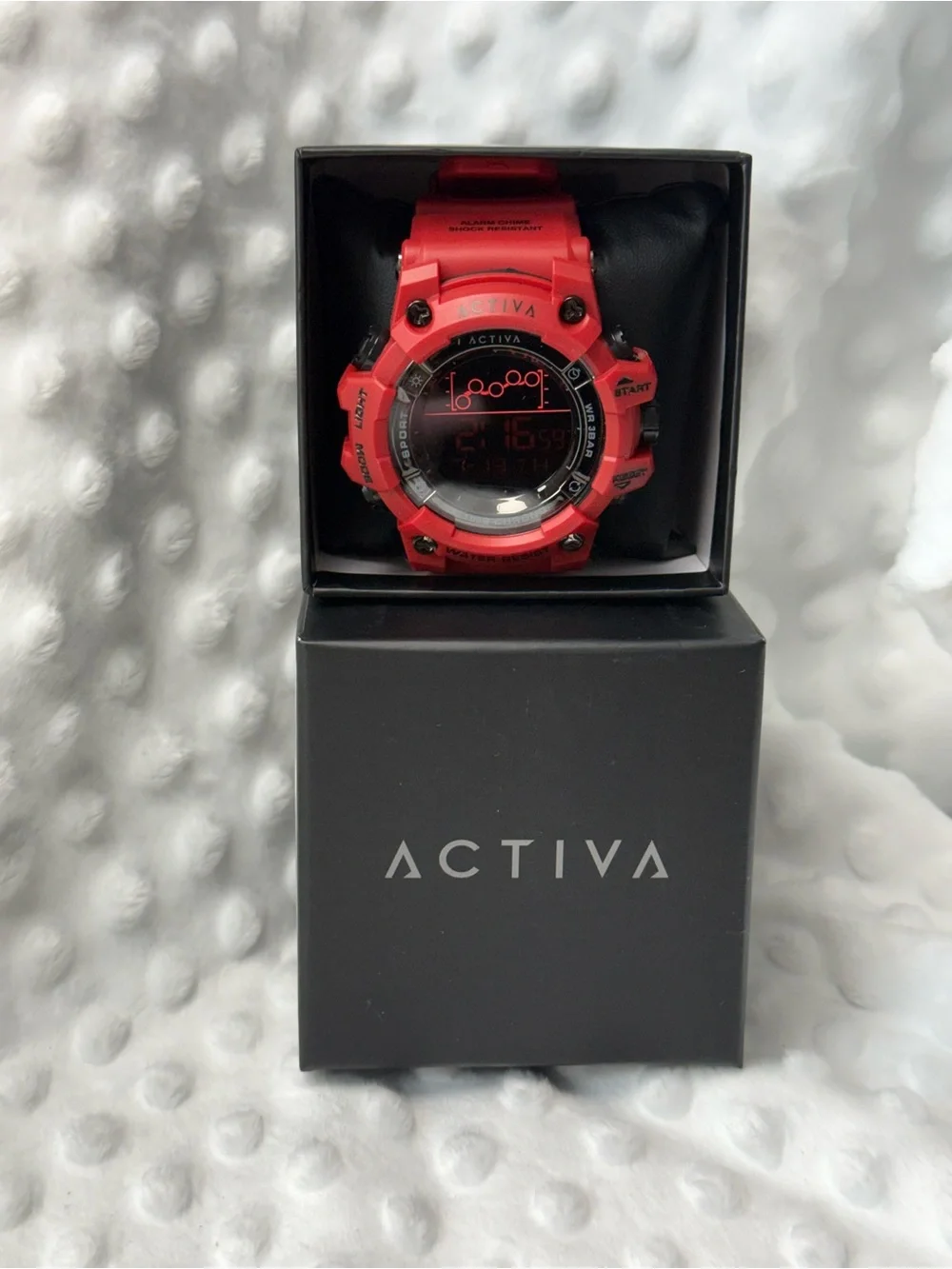 Activa Summit X Invicta Unisex Digital Unisex Watch - 50mm. Red (ACW8082-023)